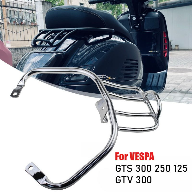 Motorcycle Luggage Rack Rear Carrier Steel - Portapacchi Posteriore per Moto VESPA GTS300