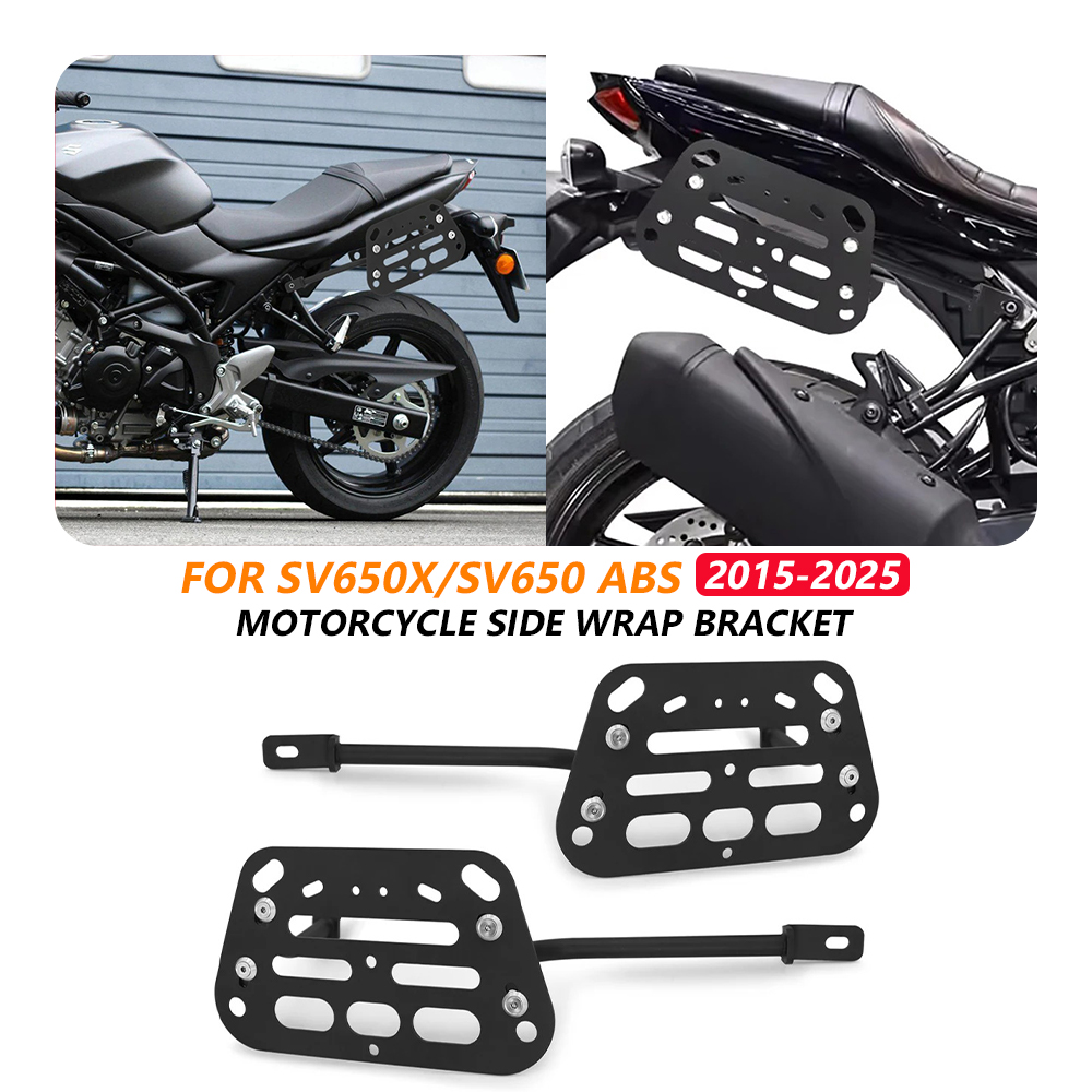 Pannier Mounting Bracket Rack Kit Motorcycle - Supporto per Borse Laterali SV650X, Kit