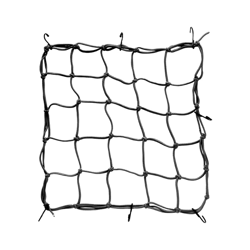 Cargo Net Bungee Cord Motorcycle Helmet - Rete Elastica per Bagagli Moto 40x40cm,