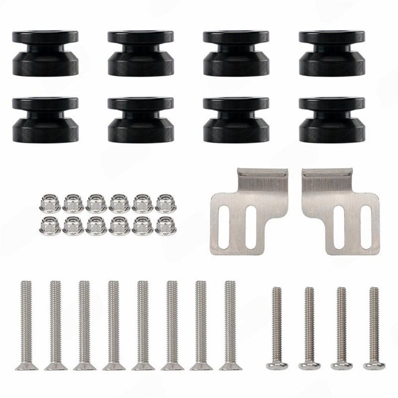 Pannier Mounting Bracket Rack Kit Motorcycle - Kit di fissaggio per moto, scatola
