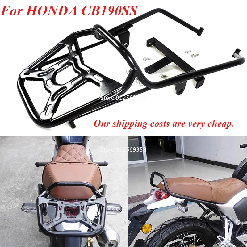Motorcycle Luggage Rack Rear Carrier Steel - Portapacchi Posteriore Moto per HONDA CB190SS