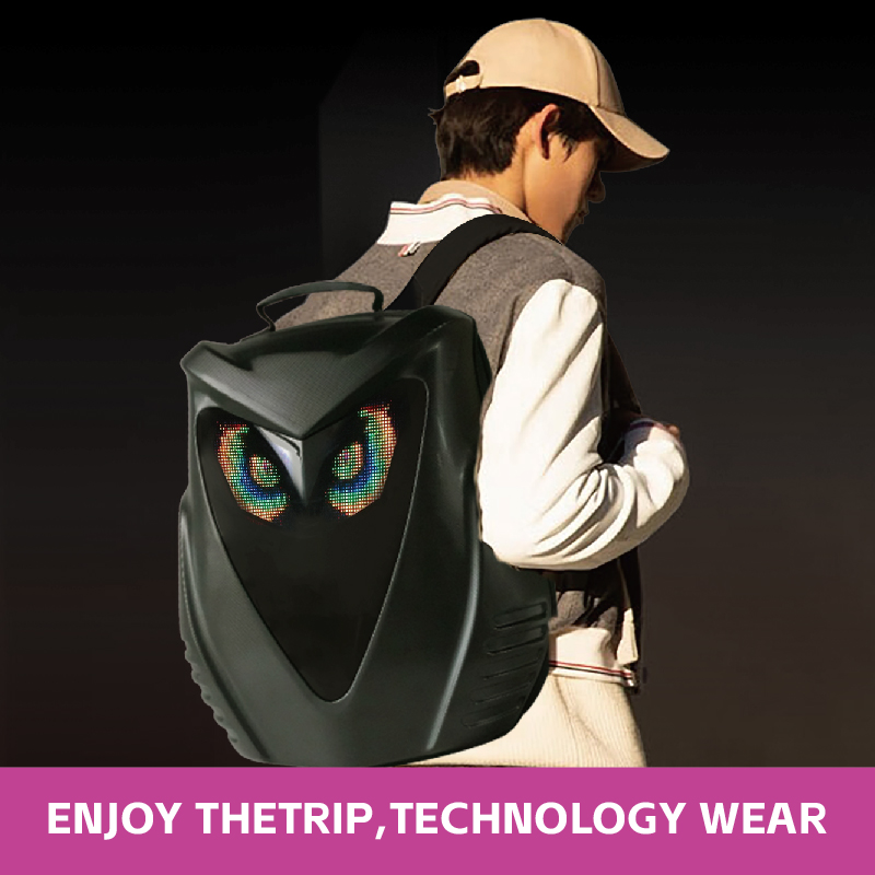 Motorcycle Helmet Backpack Waterproof Led - Zaini LED con protezione per gli