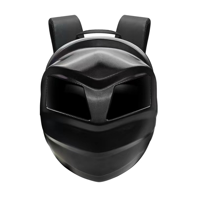 Motorcycle Helmet Backpack Waterproof Led - Zaino da motociclista LED Loy Black