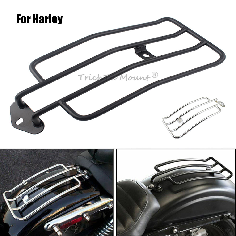 Motorcycle Luggage Rack Rear Carrier Steel - Portapacchi Posteriore per Harley Sportster XL