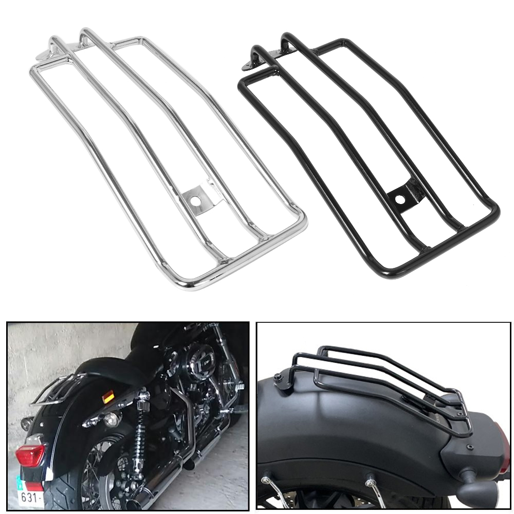 Portapacchi Posteriore Nero/Cr - Motorcycle Luggage Rack Rear Carrier Steel recensione e prezzo