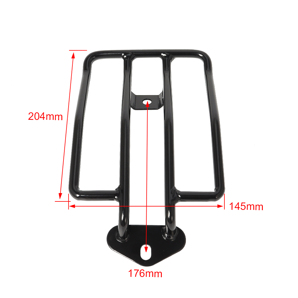 Portapacchi Posteriore Nero/Cr - Motorcycle Luggage Rack Rear Carrier Steel recensione e prezzo