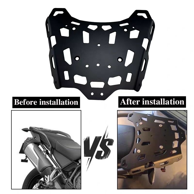 Portapacchi Posteriore per Mot - Motorcycle Luggage Rack Rear Carrier Steel recensione e prezzo