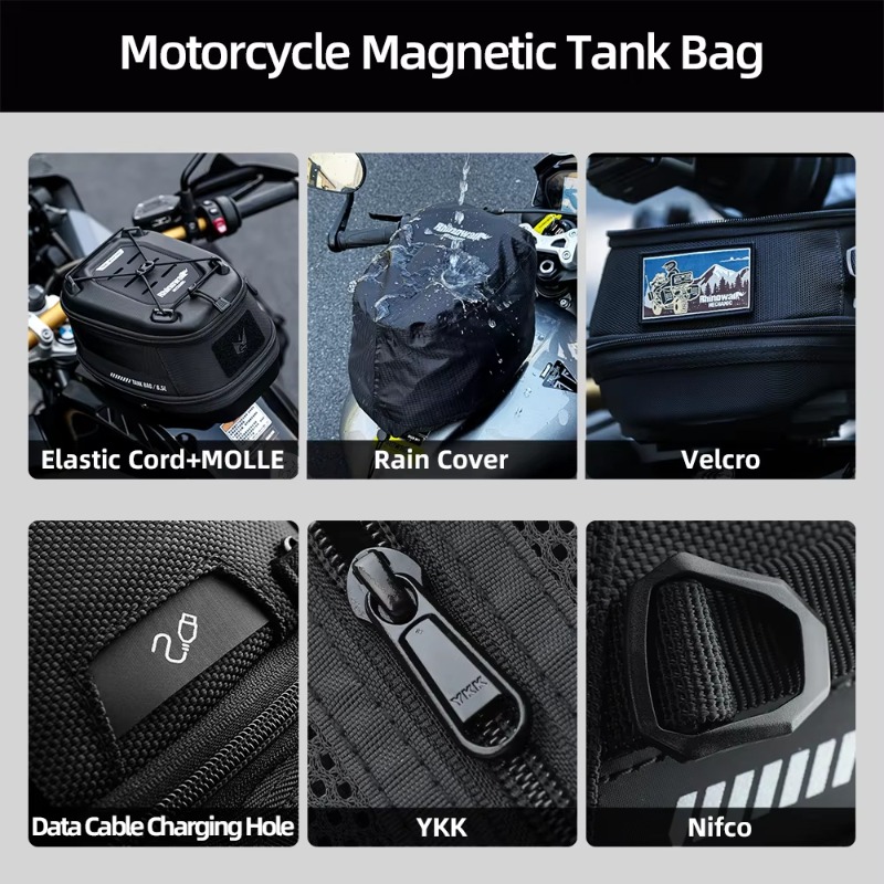 Borsa Magnetica per Serbatoio  - Motorcycle Tank Bag Magnetic Quick Release recensione e prezzo