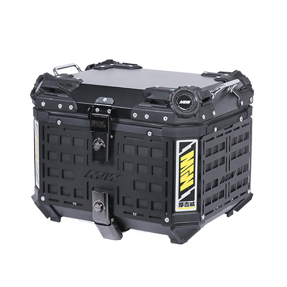 Nuovo Bauletto Moto in Allumin - Aluminum Top Case Luggage Box 45L 55L recensione e prezzo