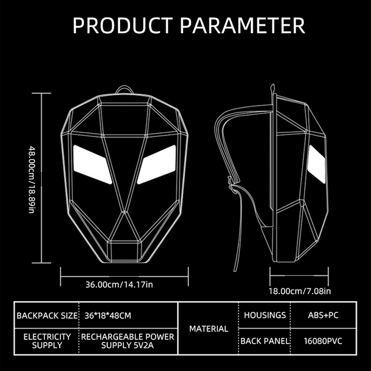 Zaino da ciclismo LED Knight c - Motorcycle Helmet Backpack Waterproof Led recensione e prezzo