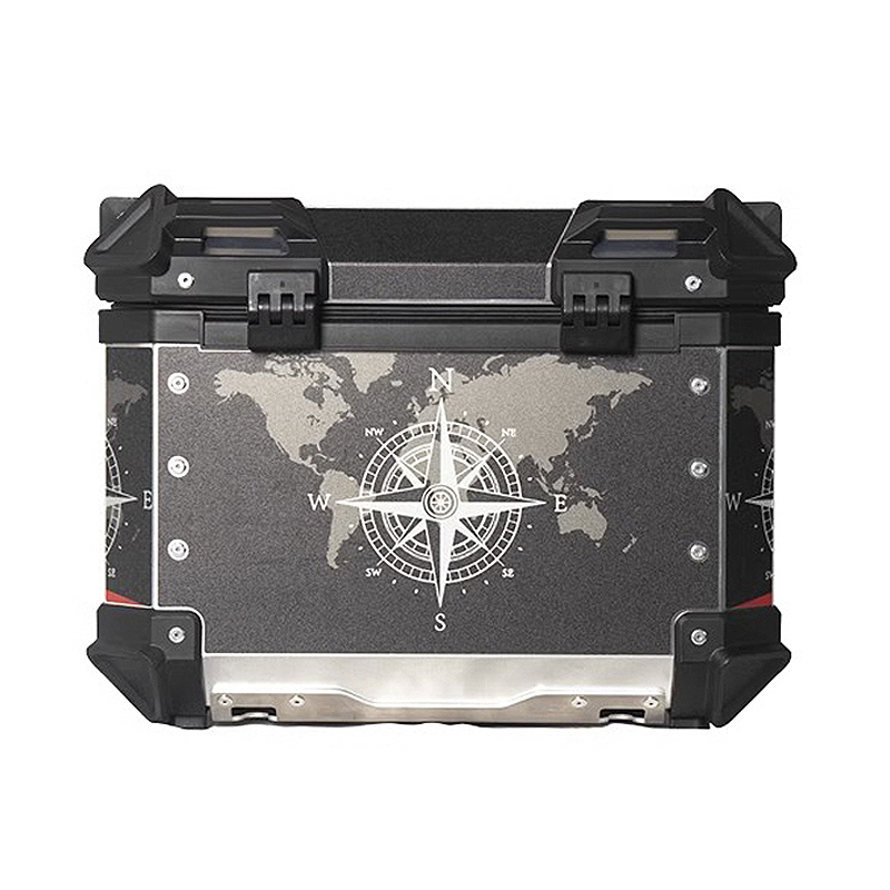 Bauletto Moto Posteriore in Al - Aluminum Top Case Luggage Box 45L 55L recensione e prezzo