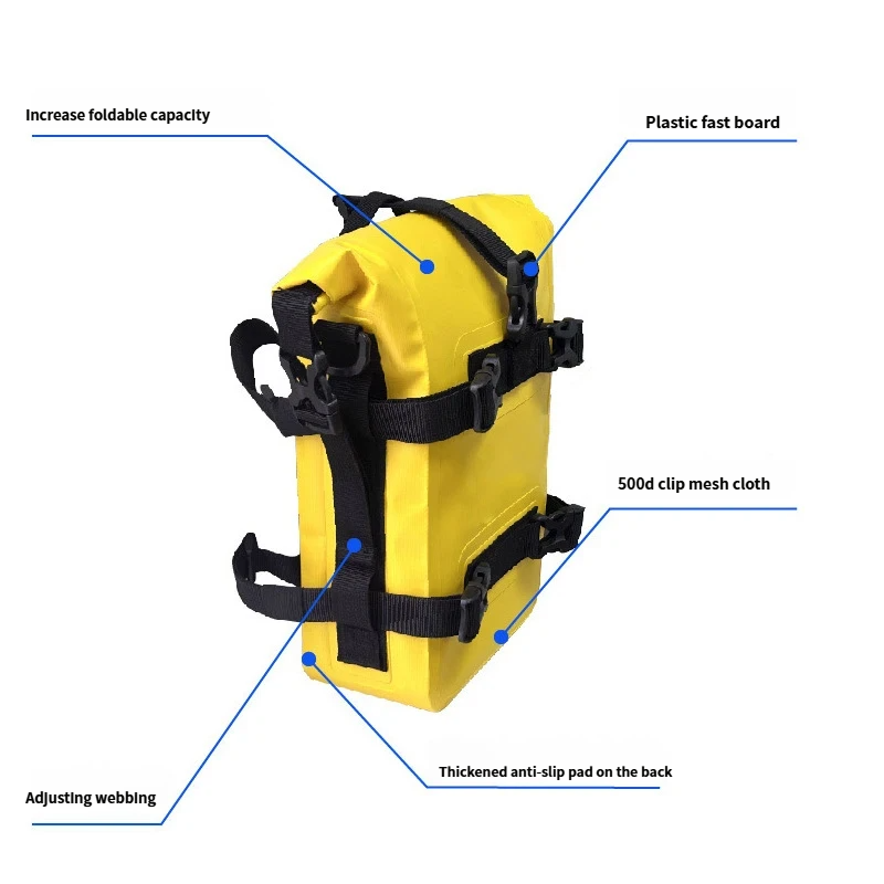 Borsa Impermeabile per Moto, B - Motorcycle Crash Bar Waterproof Dry Bag recensione e prezzo