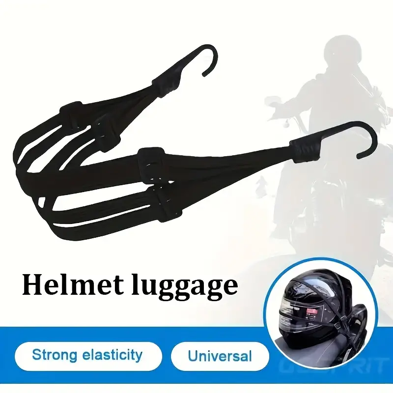Rete Portaoggetti per Casco Mo - Cargo Net Bungee Cord Motorcycle Helmet recensione e prezzo