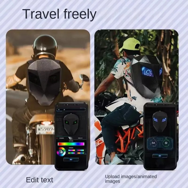 LOY LED Mochila Knight Zaino d - Motorcycle Helmet Backpack Waterproof Led recensione e prezzo