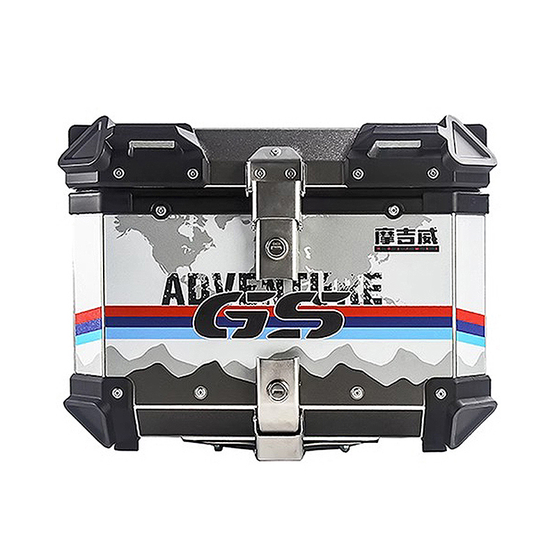 Baule posteriore per moto Scat - Aluminum Top Case Luggage Box 45L 55L recensione e prezzo