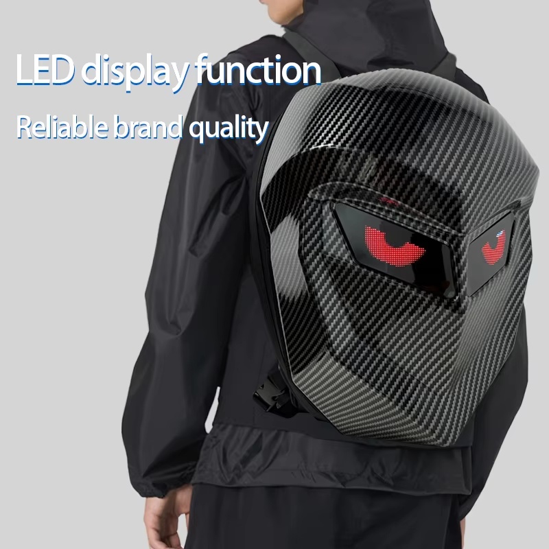 Borsa per Moto, Zaino Rigido I - Motorcycle Helmet Backpack Waterproof Led recensione e prezzo