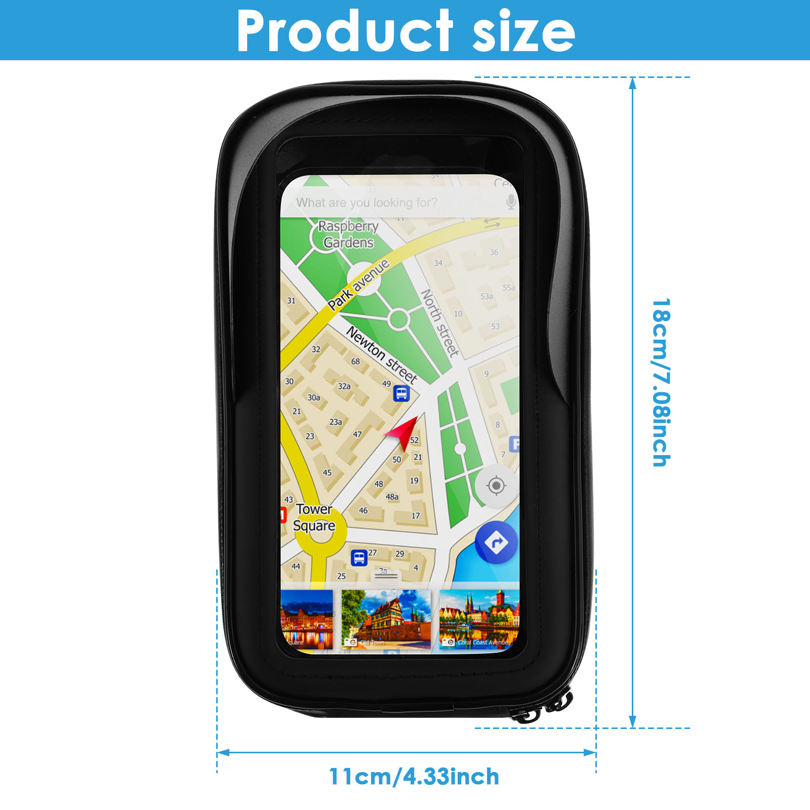Borsa Porta Telefono per Moto  - Waterproof Motorcycle Handlebar Bag Pouch recensione e prezzo