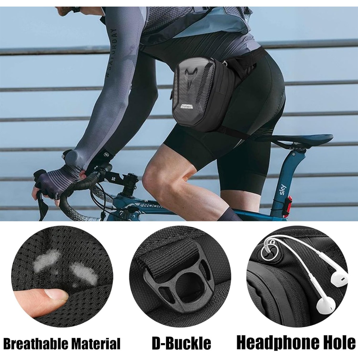 Marsupio per moto Borse per ga - Motorcycle Leg Bag Drop Thigh Pouch recensione e prezzo