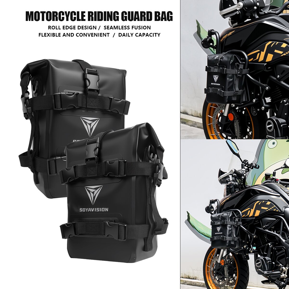 Borsa laterale per serbatoio e - Motorcycle Crash Bar Waterproof Dry Bag recensione e prezzo