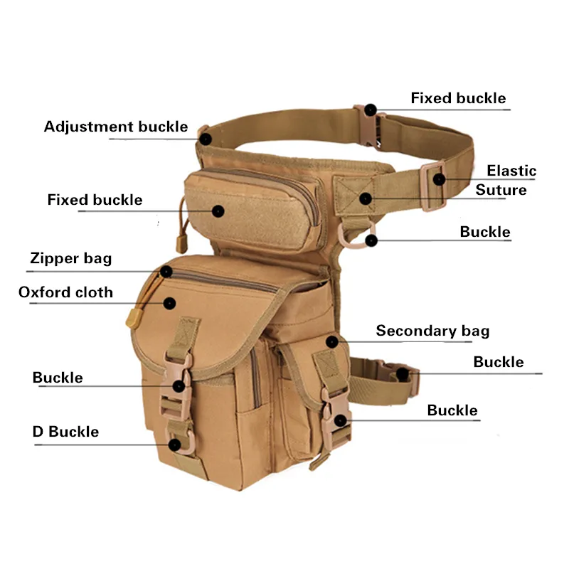 Borsa da gamba outdoor EDC Mol - Motorcycle Leg Bag Drop Thigh Pouch recensione e prezzo