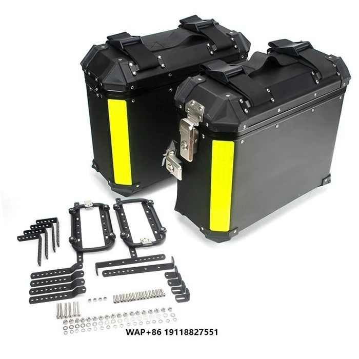 2 pz. Borse laterali in allumi - Motorcycle Saddlebags Hard Luggage Panniers recensione e prezzo