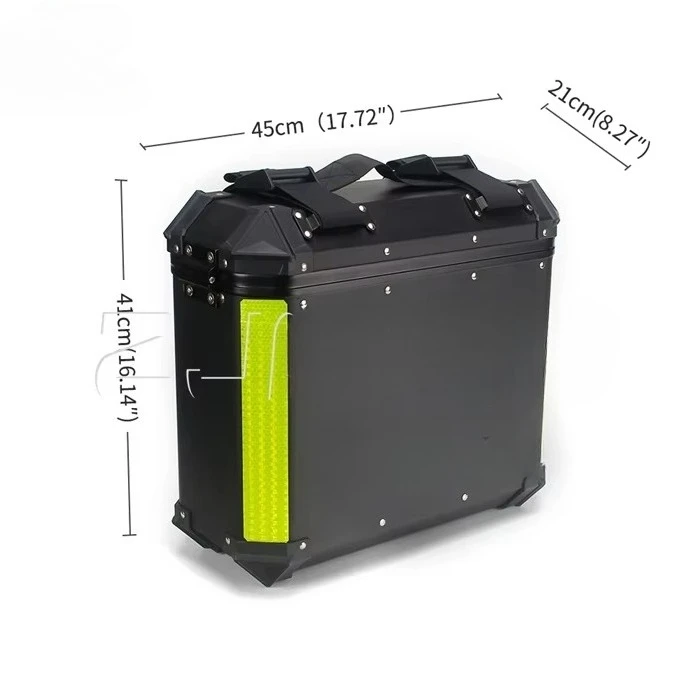 2 pz. Borse laterali in allumi - Motorcycle Saddlebags Hard Luggage Panniers recensione e prezzo