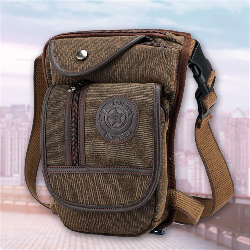 Borsa da uomo in tela, da port - Motorcycle Leg Bag Drop Thigh Pouch recensione e prezzo