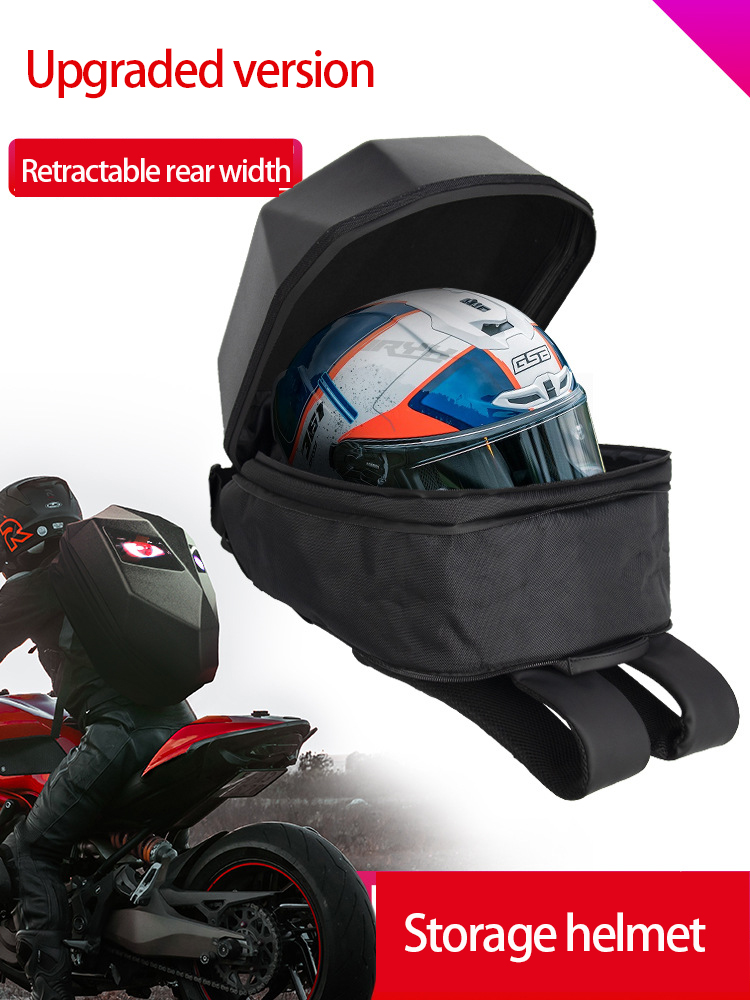 Zaino da moto, borsa per casco - Motorcycle Helmet Backpack Waterproof Led recensione e prezzo