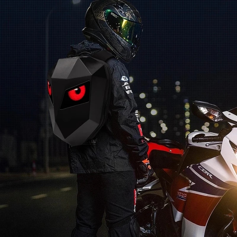 Zaino da ciclismo Knight con c - Motorcycle Helmet Backpack Waterproof Led recensione e prezzo