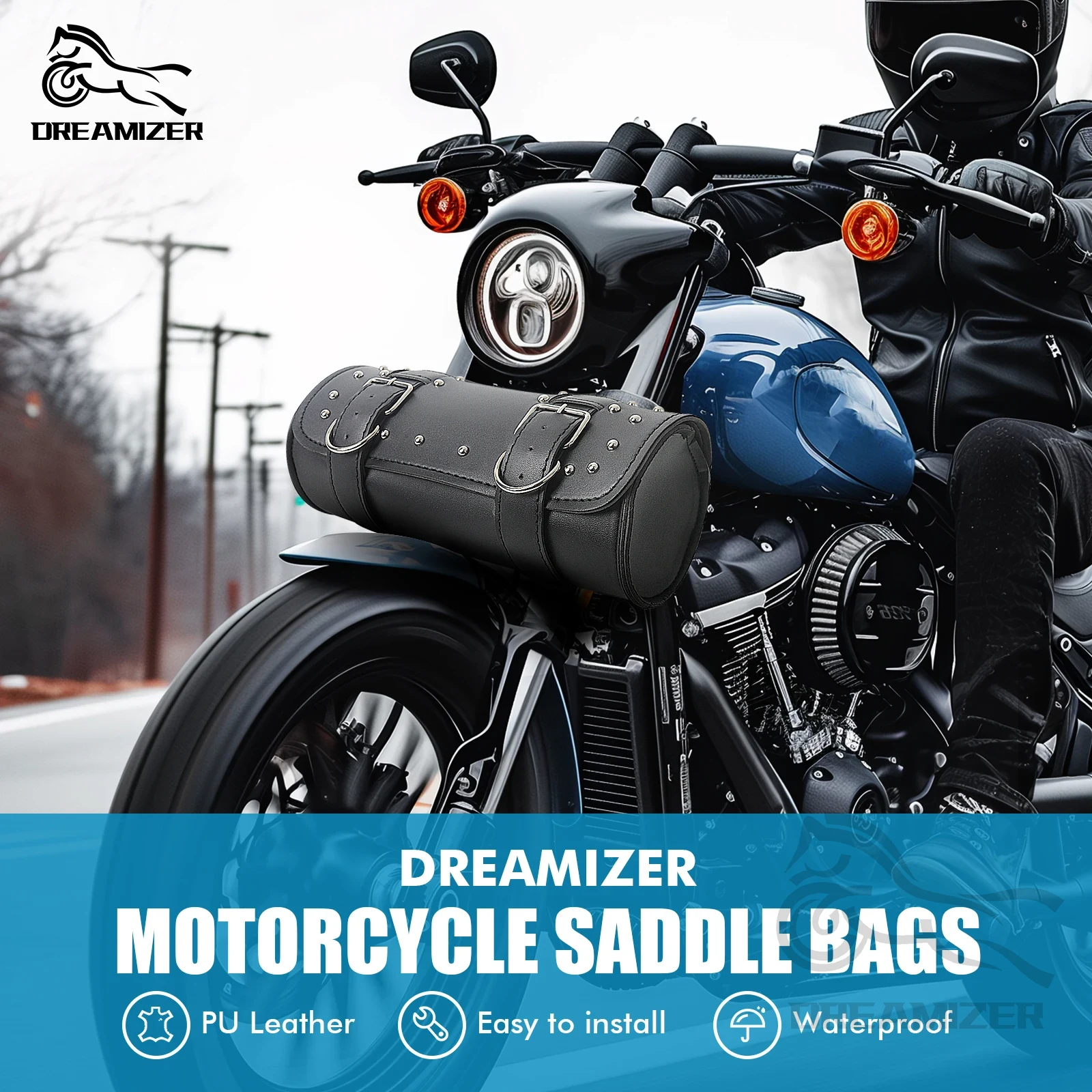 Borsa da manubrio per moto in  - Waterproof Motorcycle Handlebar Bag Pouch recensione e prezzo