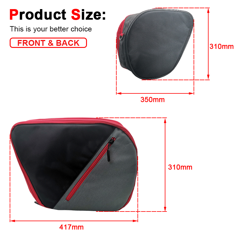 Nuove parti del motociclo Fode - Motorcycle Saddlebag Liner Inner Bags recensione e prezzo