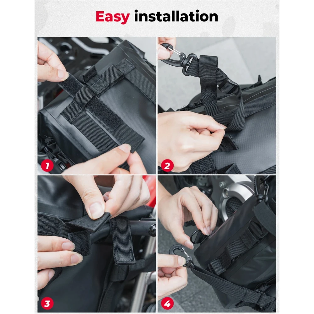 Borsa laterale impermeabile pe - Motorcycle Crash Bar Waterproof Dry Bag recensione e prezzo