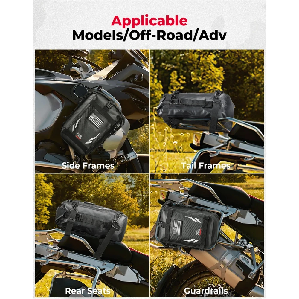Borsa laterale impermeabile pe - Motorcycle Crash Bar Waterproof Dry Bag recensione e prezzo