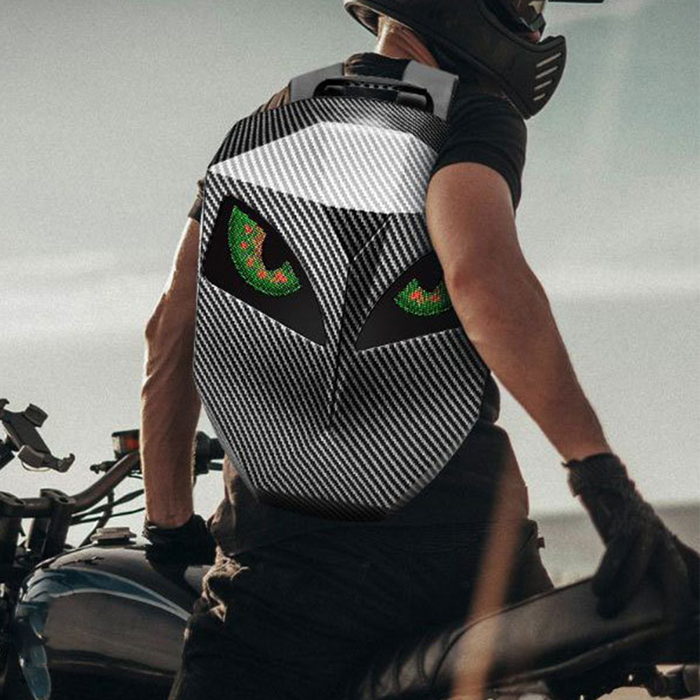 Zaino LED per uomo Zaino per c - Motorcycle Helmet Backpack Waterproof Led recensione e prezzo