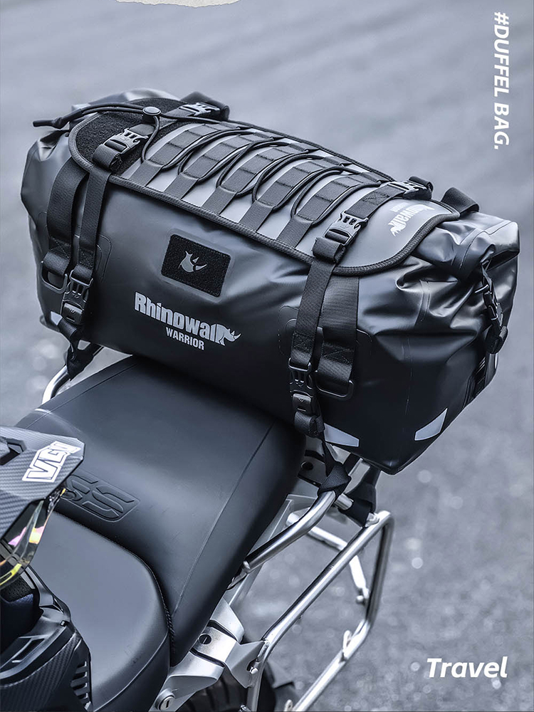 Rhinowalk borsa posteriore mot - Motorcycle Tail Bag Waterproof Roll Top recensione e prezzo