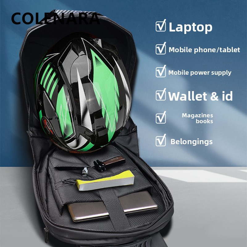 COLENARA Zaino impermeabile AB - Motorcycle Helmet Backpack Waterproof Led recensione e prezzo