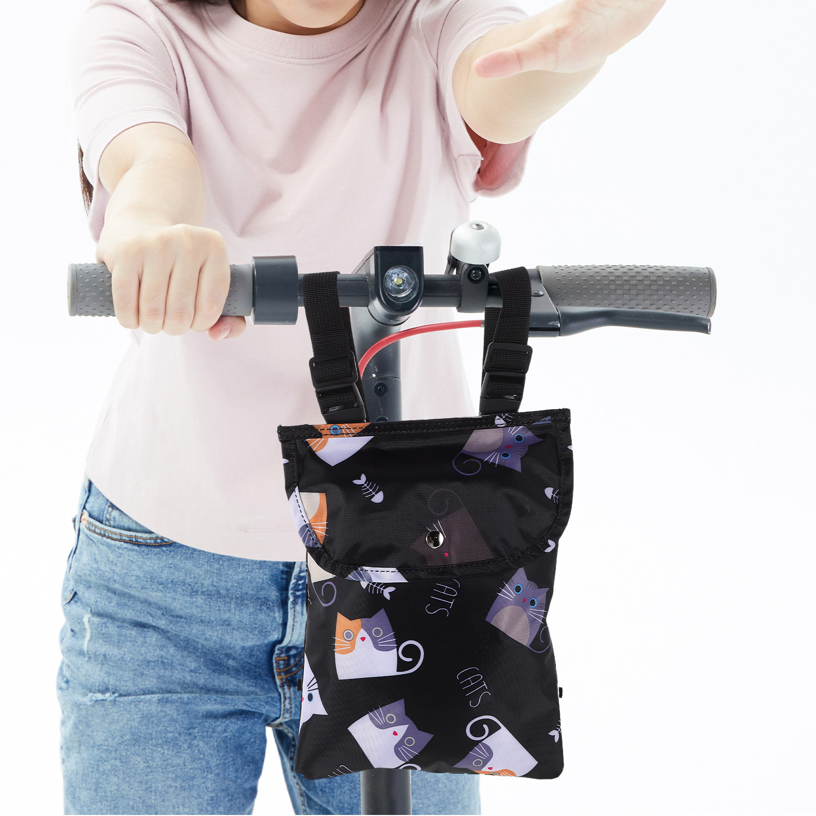 Borsa anteriore per bici elett - Waterproof Motorcycle Handlebar Bag Pouch recensione e prezzo