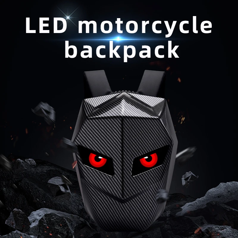 Zaino LED per uomo, guscio rig - Motorcycle Helmet Backpack Waterproof Led recensione e prezzo
