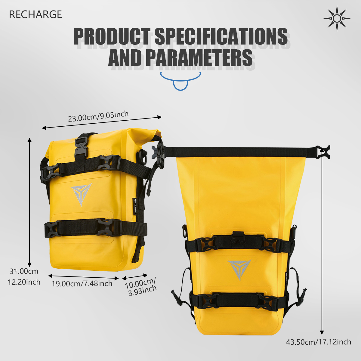 Borsa Laterale da Moto per Est - Motorcycle Crash Bar Waterproof Dry Bag recensione e prezzo