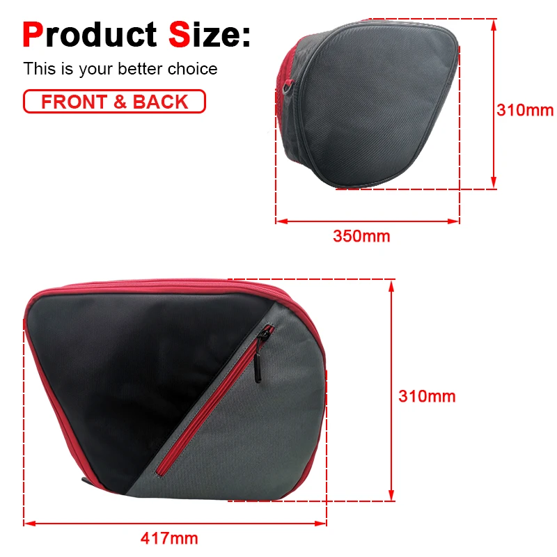 Nuovo Per Yamaha Tracer 9/900  - Motorcycle Saddlebag Liner Inner Bags recensione e prezzo