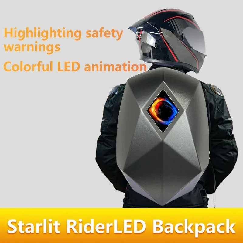 Zaino da ciclismo LED Knight c - Motorcycle Helmet Backpack Waterproof Led recensione e prezzo