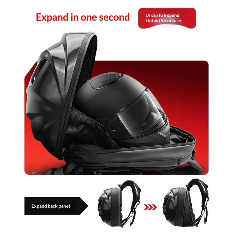 Zaino da moto con luci LED, im - Motorcycle Helmet Backpack Waterproof Led recensione e prezzo