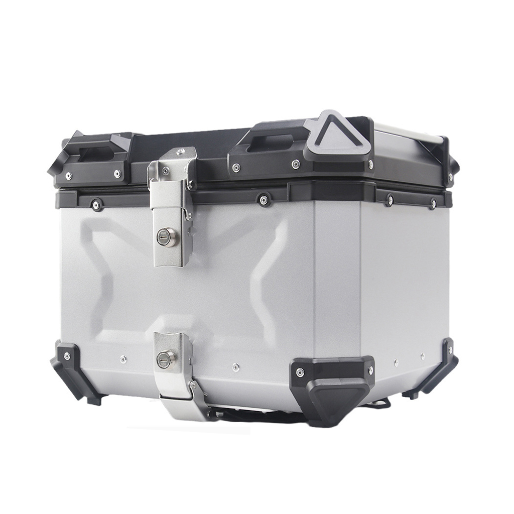Scatola per moto in alluminio  - Aluminum Top Case Luggage Box 45L 55L recensione e prezzo