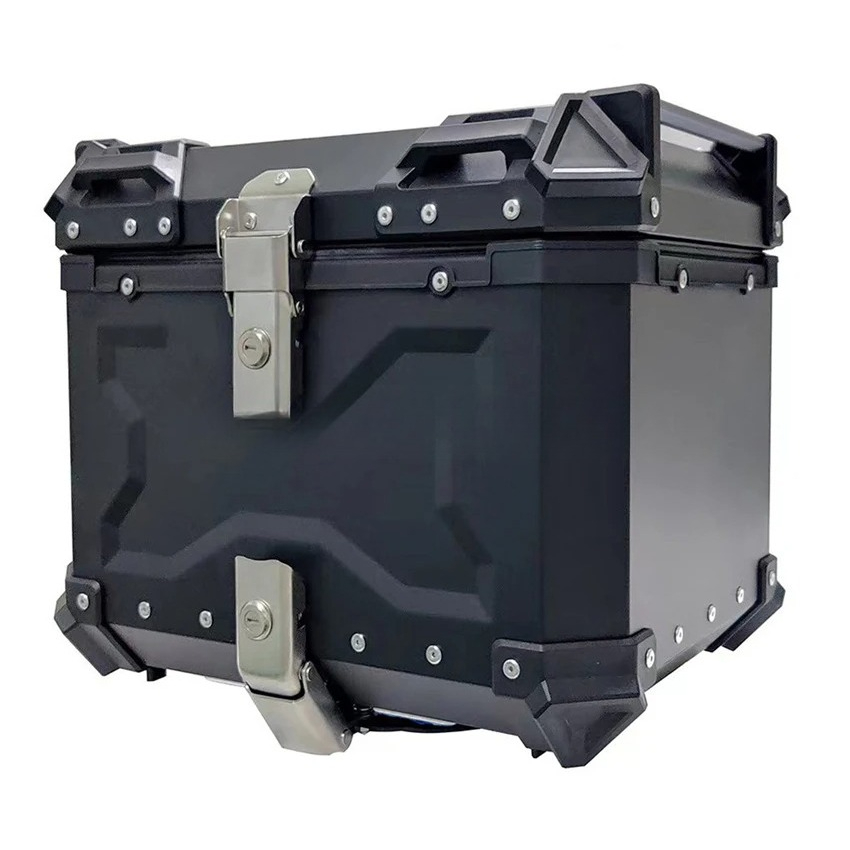 Bauletto posteriore per moto,  - Aluminum Top Case Luggage Box 45L 55L recensione e prezzo