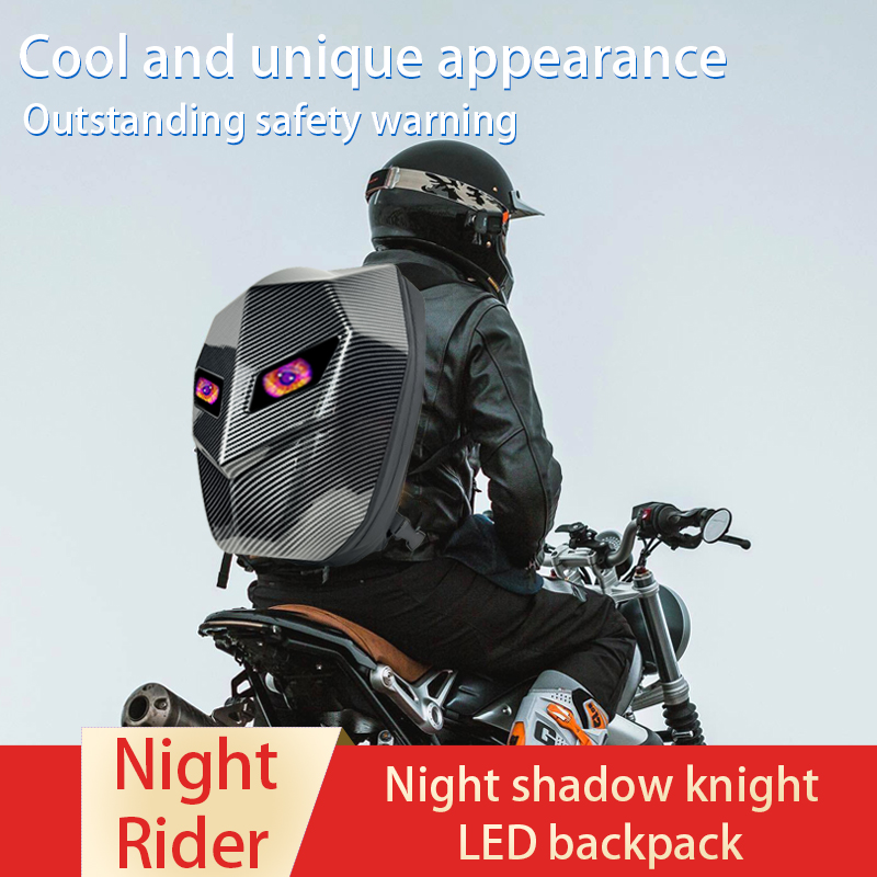 Zaino da moto con occhi a LED  - Motorcycle Helmet Backpack Waterproof Led recensione e prezzo