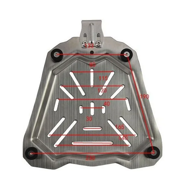 45L/55L 65L universale moto po - Aluminum Top Case Luggage Box 45L 55L recensione e prezzo