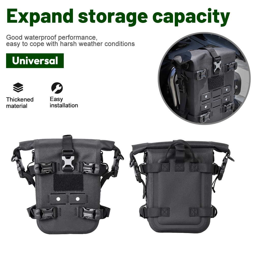 Borsa Multifunzione per Moto,  - Motorcycle Crash Bar Waterproof Dry Bag recensione e prezzo