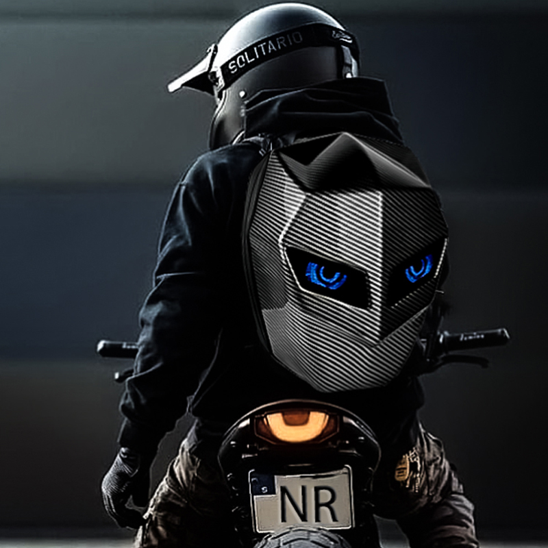 Zaino da moto NR SPARK Occhi L - Motorcycle Helmet Backpack Waterproof Led recensione e prezzo