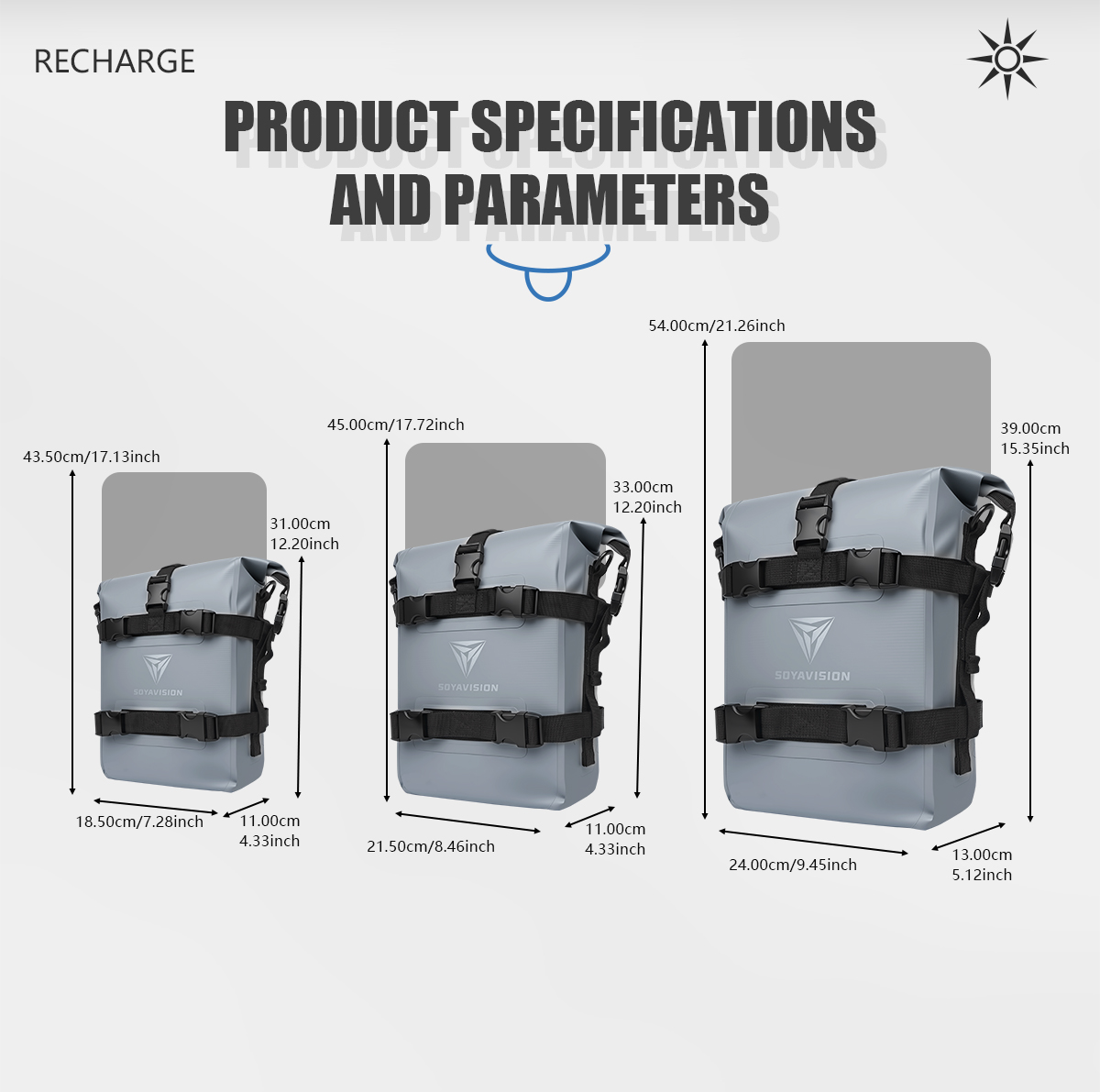 Borsa Impermeabile Riflettente - Motorcycle Crash Bar Waterproof Dry Bag recensione e prezzo