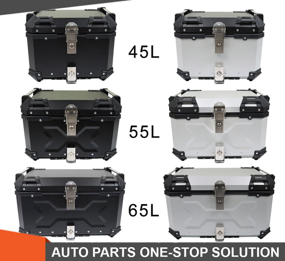 Baule in alluminio da 65L, bau - Aluminum Top Case Luggage Box 45L 55L recensione e prezzo